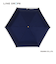 グログランリボン　晴雨兼用折りたたみ傘　ネイビー