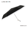グログランリボン　晴雨兼用折りたたみ傘　ブラック