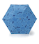 折りたたみ傘 晴雨兼用 河馬印本舗 50cm 手開き式 UVカット率99％以上 遮光率99％以上 遮熱効果 はっ水加工 UPF50＋ 和柄 着物 浴衣  ピンポンマム（青藍／せいらん） 54378