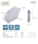 折りたたみ傘  LDE 55cm 自動開閉 安全飛び出し防止機能付き メンズ レディース ユニセックス ジョー・クール／ブルーグレー 85749