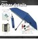折りたたみ傘 晴雨兼用 innovator 55cm 自動開閉 安全飛び出し防止機能付き UVカット率99.9％以上 遮光率99.9％以上 遮熱効果 はっ水加工 ワンタッチ ペールブルー 18752