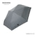 折りたたみ傘 晴雨兼用 innovator 55cm ワンタッチ 自動開閉 安全飛び出し防止機能付き UVカット率99.9％以上 遮光率99.9％以上 遮熱効果 はっ水加工 スチールグレー 18756