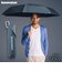 折りたたみ傘 晴雨兼用 innovator 60cm 手開き式 UVカット率100％ 遮光率100％ 遮熱効果 はっ水加工 スリム カラビナ付き 軽量 ネイビー 18764