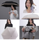 折りたたみ傘 晴雨兼用 centelleo(センテリオ) バイカラー グログランリボン 三段折りたたみ傘 手開き式 50cm UVカット率99.9％以上 遮光率100％ 遮熱効果 はっ水加工 58203 58204 58205 58206 58207