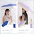 折りたたみ傘 晴雨兼用 日傘 手開き式 UVカット率99.9＆以上 遮光率100％ 遮熱 レディース バイカラー 大きいサイズ Cynthia シンシア 55cm 54617 54618 54619 54620 54621 54622 54623 54624 54714 54715 54716 54717 54718 54746 54747 54748