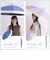 長傘 晴雨兼用 日傘 ジャンプ式 UVカット率99.9＆以上 遮光率100％ 遮熱 耐風 レディース バイカラー 大きいサイズ Cynthia シンシア 60cm 54608 54610 54611 54612 54613 54614 54615 54705 54706 54709 54743 54745