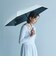 折りたたみ傘 レディース 日傘 晴雨兼用 白の頂 OUTSIDE 55cm 手開き式 UVカット率＆遮光率100％ 遮熱効果 はっ水 超軽量 スリム ホワイト シンプル おしゃれ 5本骨 89117