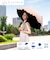 長傘 レディース 晴雨兼用 日傘 UVカット率99.9％以上 遮光率100％ 遮熱 はっ水 手開き式 55cm フリル 無地 寒竹 Cynthia シンシア 54732  54733  54734  54735  54736  54737  63013