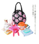 【当商品送料無料】マグポーチ hanna hula ハンナフラ  通販 おしゃれ かわいい はっ水加工 撥水加工 ツインマグポーチ 飲み物入れ
