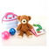 【当商品送料無料】くま ぬいぐるみ 通販 クマのフカフカ Mサイズ 日本製 童心 ふわふわ ギフト 贈り物 プレゼント クリスマス 誕生日 かわいい