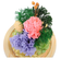 【当商品送料無料】プリザーブドフラワー ガラスドーム 通販 仏花 仏壇用 ブリザードフラワー プリザードフラワー お供え 花 枯れない お盆 彩華