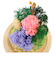 【当商品送料無料】プリザーブドフラワー ガラスドーム 通販 仏花 仏壇用 ブリザードフラワー プリザードフラワー お供え 花 枯れない お盆 彩華