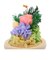 【当商品送料無料】プリザーブドフラワー ガラスドーム 通販 仏花 仏壇用 ブリザードフラワー プリザードフラワー お供え 花 枯れない お盆 彩華