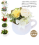 【当商品送料無料】光触媒 観葉植物 通販 卓上 フェイクグリーン おしゃれ フェイク 造花 フェイクフラワー かわいい 消臭 抗菌 防カビ ブーケ