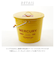 【当商品送料無料】マーキュリー バケツ 通販 おしゃれ 蓋つき 蓋付き フタ付 ふた付き ブリキ ガーデニング シンプル MERCURY ゴミ箱