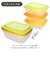 【当商品送料無料】保存容器 プラスチック 通販 カラフルライトパック 500ml 3個パック 洗いやすい 電子レンジ対応 フタをしたまま レンジOK