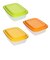 【当商品送料無料】保存容器 プラスチック 通販 カラフルライトパック 500ml 3個パック 洗いやすい 電子レンジ対応 フタをしたまま レンジOK