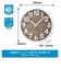【当商品送料無料】掛け時計 音がしない 通販 連続秒針 おしゃれ 壁掛け時計 かわいい 時計 壁掛け 木目調 シンプル ナチュラル リビング