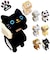 【当商品送料無料】トイレ ペーパーホルダーカバー ねこのしっぽ トイレ ペーパーホルダーカバー トイレットペーパーカバー カバー 可愛い 定番