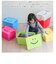 【当商品送料無料】収納ボックス フタ付き おしゃれ 通販 プラスチック スマイルボックス Mサイズ かわいい 収納ケース ハンドル 持ち手 ふた付き