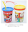 【当商品送料無料】プラスチック コップ セット 通販 子供 キッズ キャラクター ストロー付き タンブラー 蓋付き プラコップ ディズニー