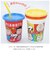 【当商品送料無料】プラスチック コップ セット 通販 子供 キッズ キャラクター ストロー付き タンブラー 蓋付き プラコップ ディズニー