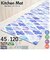 【当商品送料無料】キッチンマット 拭ける おしゃれ 通販 120cm pvcマット 120センチ 台所マット 約 45×120 撥水 掃除簡単 抗菌