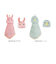 【当商品送料無料】ループタオル おしゃれ 通販 女の子 男の子 ループ付きタオル キャラクター 動物 どうぶつ ループ付きハンドタオル 保育園
