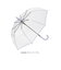 【当商品送料無料】ビニール傘 丈夫 通販 60cm 60センチ 長傘 ジャンプ傘 おしゃれ グラスファイバー 8本骨 シンプル 無地 軽量 中学生