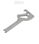 【当商品送料無料】マルチツール キーホルダー 通販 Key-Quest キークエスト 6in1 便利ツール 工具 鍵型 カッター 栓抜き