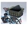 【当商品送料無料】自転車 後ろカゴカバー 通販 後ろカゴ 二段式 バッグ 大容量 大型 2段式 かごカバー カゴカバー 盗難防止 リアタイプ 撥水