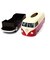 【当商品送料無料】ティッシュケース 車 かわいい 通販 ＶＷバス ツートンカラー レッド ダークグリーン ブルー フォルクスワーゲン 本当に走る