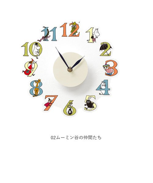 当商品送料無料】ウォールクロック ステッカー 通販 ムーミン グッズ