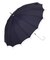 【当商品送料無料】傘 16本骨 レディース 通販 because 長傘 軽量 ブランド 日傘 晴雨兼用 uvカット 約 55cm 53cm 約