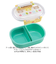 【当商品送料無料】弁当箱 1段 ドーム型 360ml 通販 レンジ対応 食洗機OK 抗菌 お弁当箱 子供 一段 ランチボックス 女の子 男の子