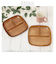 【当商品送料無料】プレート 皿 仕切り 通販 スクウェアプレート スクエアプレート 軽い 木目 食洗機 電子レンジ OK レンジ対応 ワンプレート