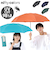 【当商品送料無料】ニフティカラーズ 折りたたみ傘 1664 通販 nifty colors 傘 レディース メンズ 手開き 55cm 晴雨兼用