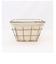 【当商品送料無料】収納 かご バスケット 通販 カゴ ワイヤーバスケット M ワイヤーファブリックバスケット アイアンバスケット アイアン ワイヤー