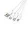 【当商品送料無料】充電ケーブル 3in1 通販 マルチ充電ケーブル ライトニング Lightningケーブル Micro USB type-c