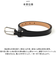 【当商品送料無料】ベルト レディース 細い 通販 革工房いんのしま KIL012 レディースベルト 革ベルト レザーベルト 細ベルト 再生皮革