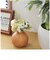 【当商品送料無料】光触媒 造花 通販 フェイクグリーン イミテーション 消臭 抗菌 花 フラワー 木目柄 陶器 ラウンドポット 一輪挿し 花瓶