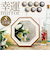【当商品送料無料】鏡 八角 Sサイズ 通販 八角形ミラー ウォールミラー 八角形 卓上ミラー 壁掛け スタンドミラー かがみ ミラー 卓上 壁掛け鏡