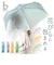【当商品送料無料】because ビコーズ クリアアンブレラ 折りたたみ傘 50cm 通販 ビニール傘 雨傘 傘 かさ カサ 婦人傘 クリア お花