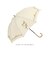 【当商品送料無料】because ビコーズ 晴雨兼用 長傘 刺繍 通販 雨傘 日傘 晴雨兼用傘 傘 かさ カサ 婦人傘 紫外線遮蔽 UV対策