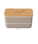 【当商品送料無料】弁当箱 2段 通販 日本製 730ml 木目長角弁当 2段弁当箱 ランチボックス 中蓋付き シンプル おしゃれ オシャレ 男性