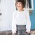 【当商品送料無料】子供服 フォーマル 女の子 ブラウス 白 通販 丸襟 長袖 キッズ 子供 卒園式 入学式 着まわし 発表会 結婚式 パーティー