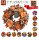 【当商品送料無料】ナチュラルリース M 通販 リース 造花 お花 フラワーアレンジメント プリザーブドフラワー フラワーギフト 箱入り 年中