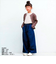 【当商品送料無料】パンツ キッズ 子供服 好評 デニム ストレッチ ワイドパンツ キュロット ズボン 長ズボン ロングパンツ バギーパンツ 女の子