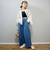 【当商品送料無料】パンツ キッズ 子供服 好評 デニム ストレッチ ワイドパンツ キュロット ズボン 長ズボン ロングパンツ バギーパンツ 女の子