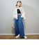 【当商品送料無料】パンツ キッズ 子供服 好評 デニム ストレッチ ワイドパンツ キュロット ズボン 長ズボン ロングパンツ バギーパンツ 女の子